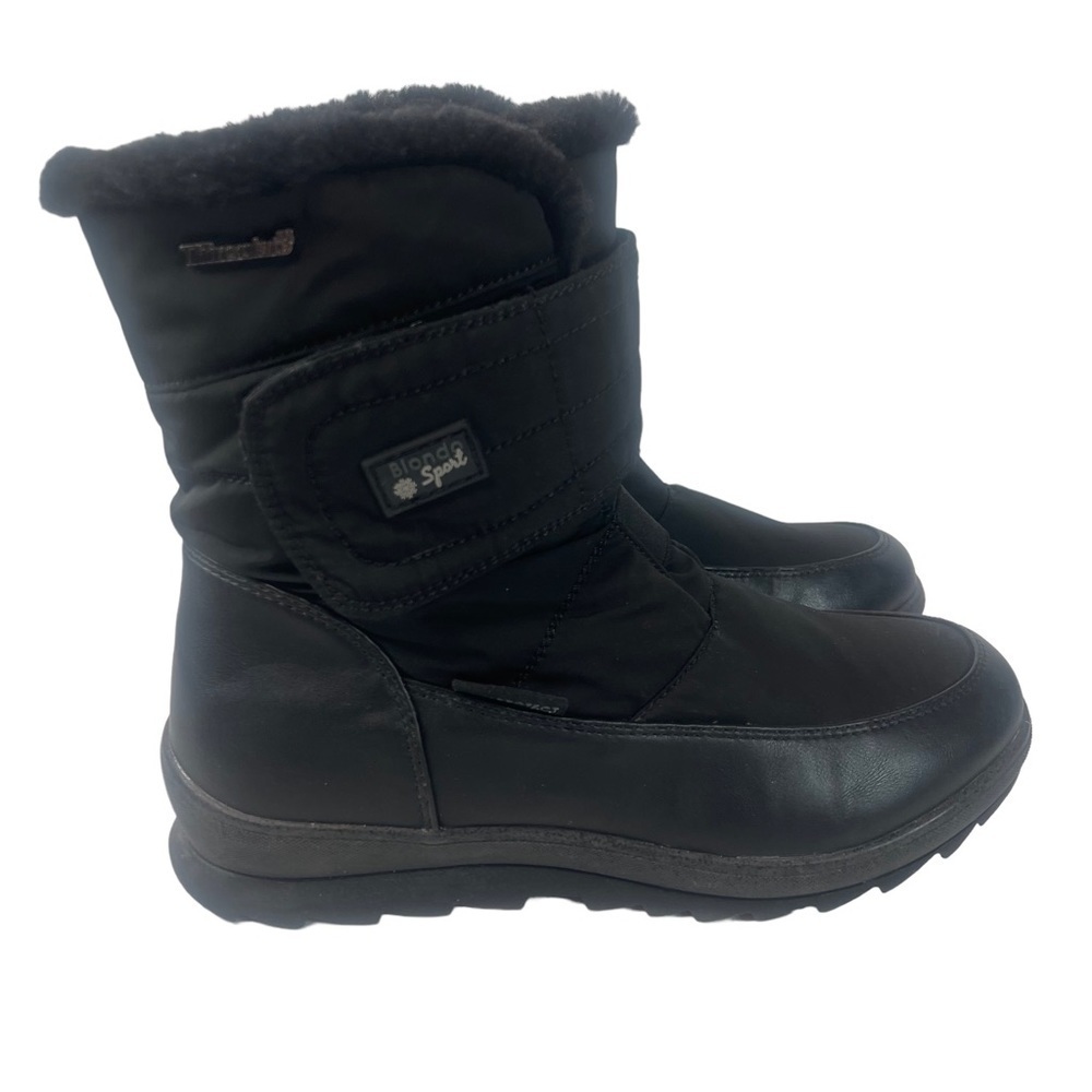Blondo Winter Boots Women’s 8 Black Faux Fur Waterproof B6634 Thinsulate Warm
